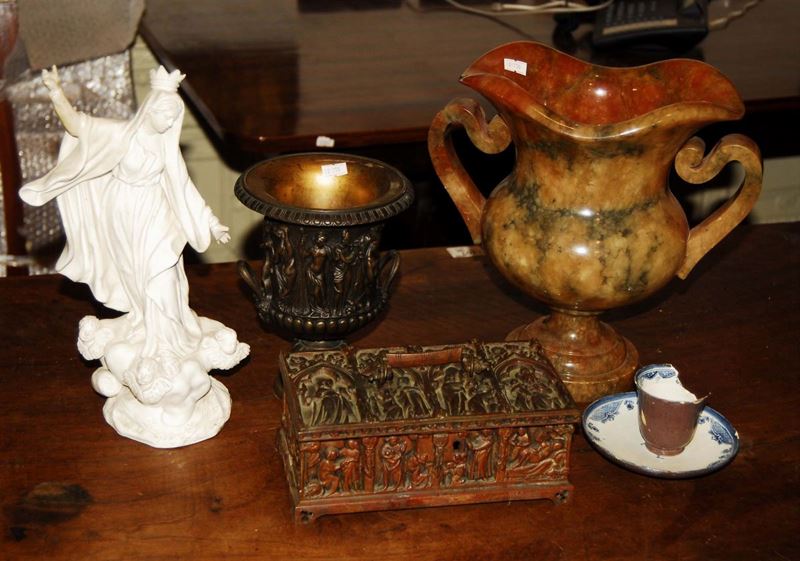 Lotto misto di oggetti  - Auction Antiquariato, Argenti e Dipinti Antichi - Cambi Casa d'Aste
