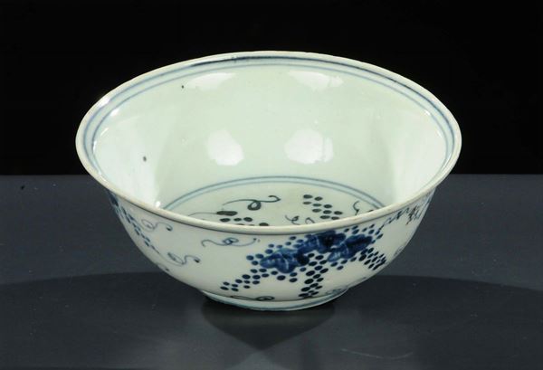 Coppa in porcellana, Cina XVIII secolo