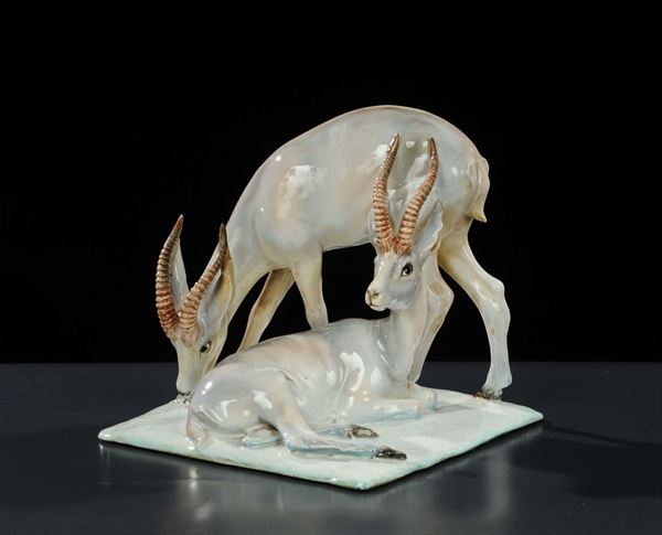 Guido Cacciapuoti (1892-1953) Due antilopi