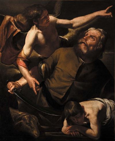 Gioacchino Assereto (1600-1649)il Sacrificio di Isacco