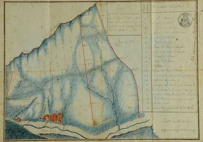 Cartina Antica Disegnata a Mano