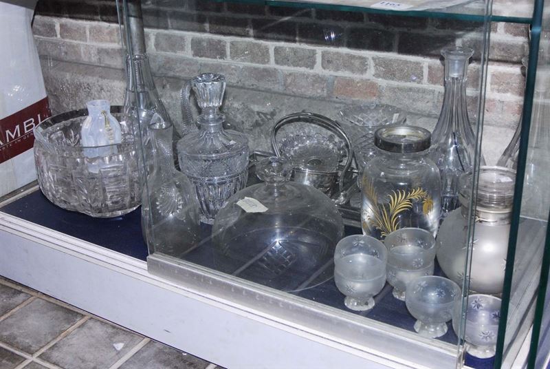 Lotto misto di oggetti in vetro  - Auction Antiquariato, Argenti e Dipinti Antichi - Cambi Casa d'Aste