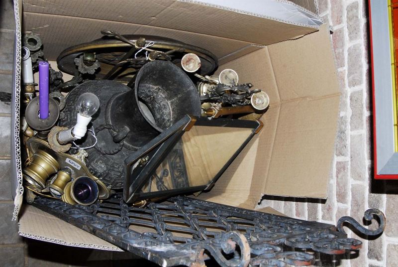 Lotto misto di oggetti in bronzo  - Asta Antiquariato, Argenti e Dipinti Antichi - Cambi Casa d'Aste