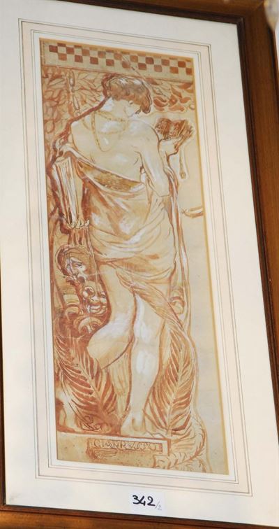 Cesare Giarusso (1867-1945)figure Femminili