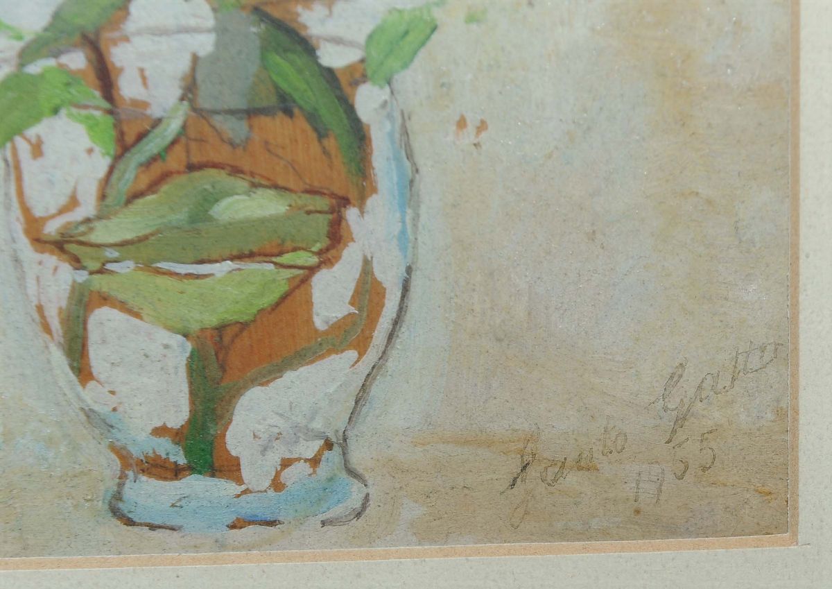 Santo Gatto (1887-1957)vasi di Fiori, 1955