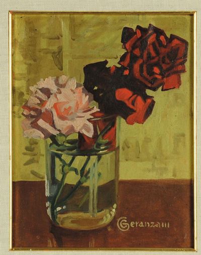 Cornelio Geranzani (1880-1955)vaso di Fiori