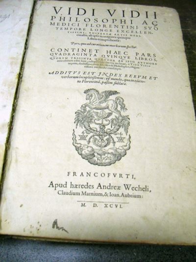 Edizione del '500 - Medicina Guido Guidividi Vidii Philosophi … Universae Artis Medicinalis. Fran...