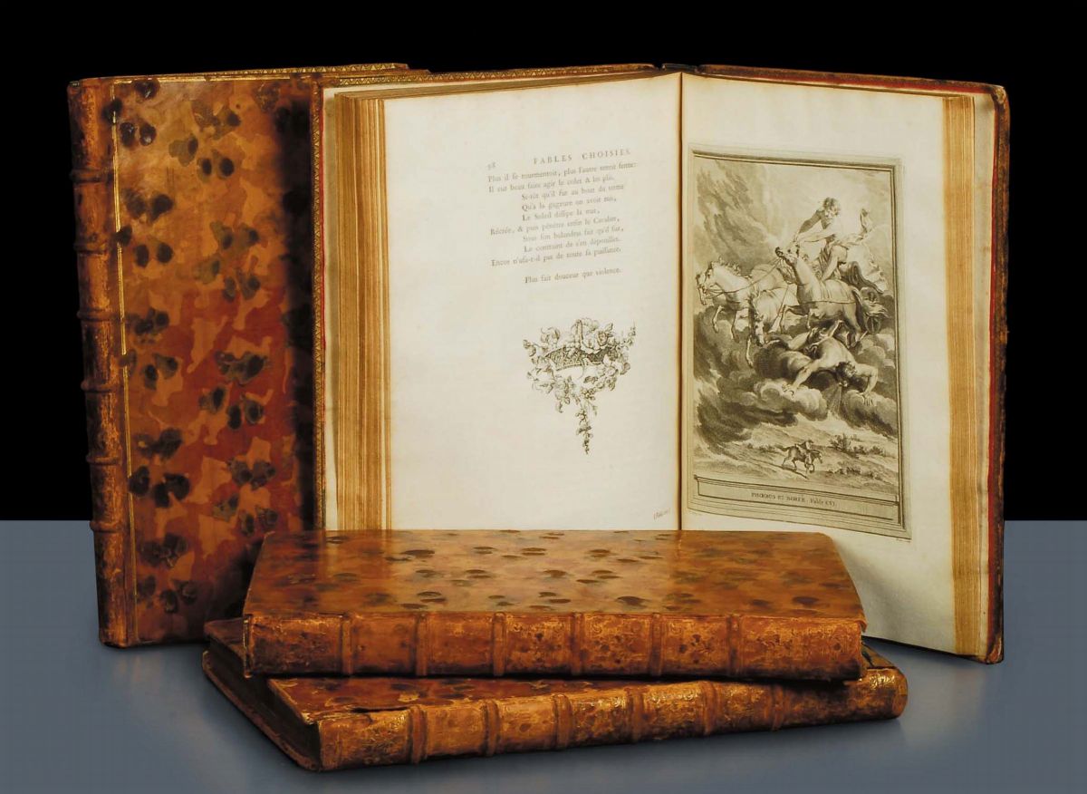 Edizioni del '700 - Illustrati Francesi la Fontaine Jean (de)fables Choisies, Mises En Vers Par J...