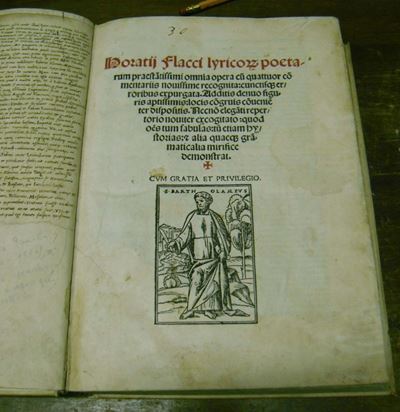 Edizioni del '500 - Illustrati Horatius Flaccus Quintushoratij Flacci Lyricorum Poetarum Praestan...