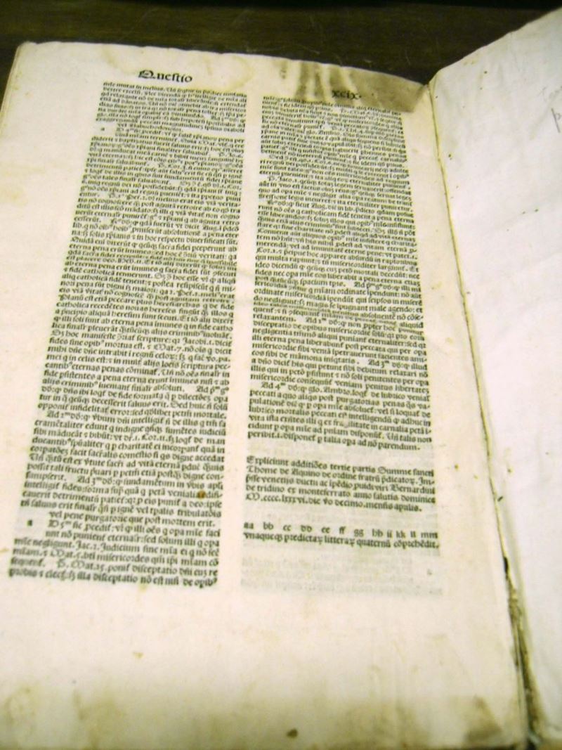 Edizioni incunabole TOMMASO D'AQUINO Additiones. Venezia, Tridino, 1486.  - Asta Libri Antichi e Rari - Cambi Casa d'Aste