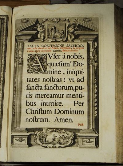 Edizioni del '600 - Messali - Legature di Pregiocanon Missae Iuxta Formam Editionis Romanae… Sali...