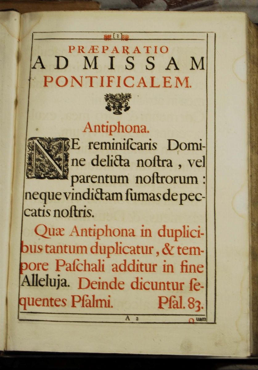 Edizioni del '600 - Messali - Legature di Pregiocanon Missae Iuxta Formam Editionis Romanae… Sali...