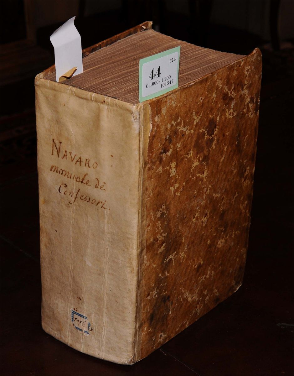 Edizioni del '500 - Inquisizione - Economia Azpilcueta Martin (detto il Navarro)manuale De' Confe...