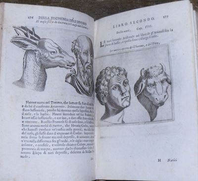 Edizioni del '500 - Fisiognomica della Porta Giovan Battistala Fisionomia Dell'huomo Et la Celest...