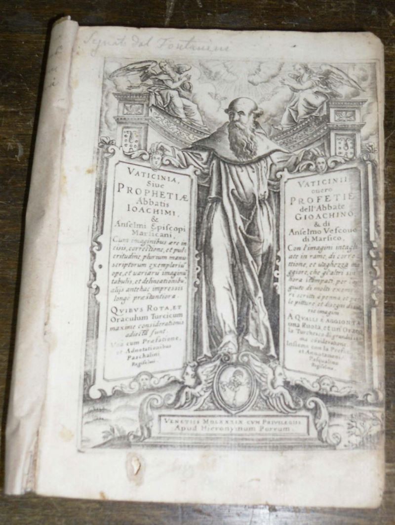 Edizioni del '500 - filosofia - illustrati GIOACCHINO DA FIORE Raimondo  - Asta Libri Antichi e Rari - Cambi Casa d'Aste