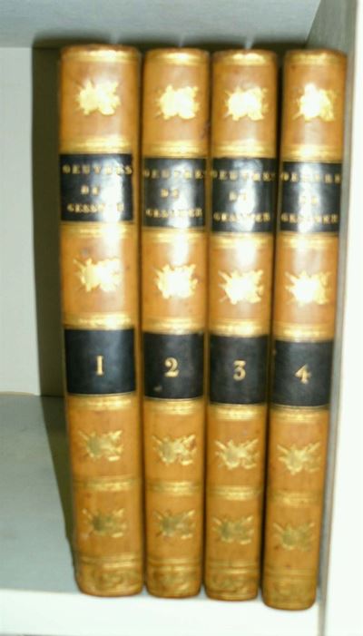 Edizioni del '700 - Scienze Gessner Salomonoeuvres De Salomon Gessner. Tome Premier [-quatrieme]....