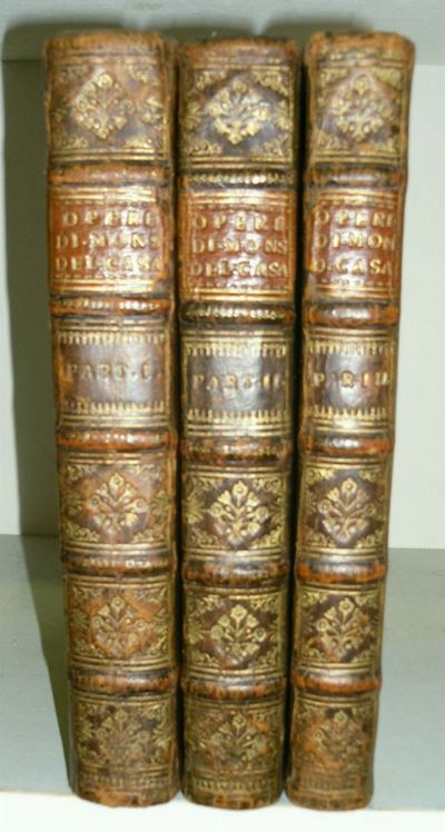 Edizioni del '700 - Letteratura della Casa Giovanniopere di Monsig. Giovanni della Casa con una C...
