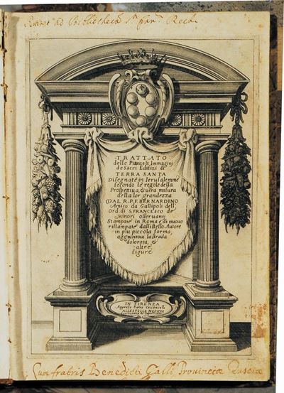 Edizioni del '600 - Illustrati Amico Bernardinotrattato delle Piante & Immagini De Sacri Edifizi ...