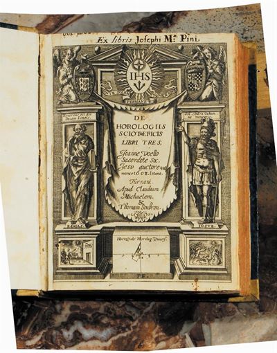 Edizioni del '600 - Astronomia - Misurazione del Tempo Voel Jeande Horologiis Sciothericis Libri ...