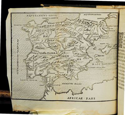 Lotto di 4 Impressioni di Aldocesare, C. Iulii Caesaris Commentarii…, Aldo, 1588. Legatura in Mez...