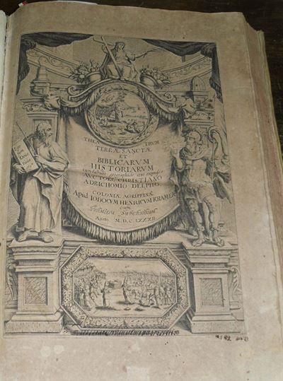 Edizioni del '600 - Terra Santa Adrichem Cristiaantheatrum Terrae Sanctae Et Biblicarum Historiar...