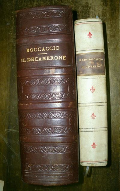 Lotto di 2 Edizioni del Decameron del Boccaccioil Decameron di M. Gio. Boccaccio Tratto Dall'otti...