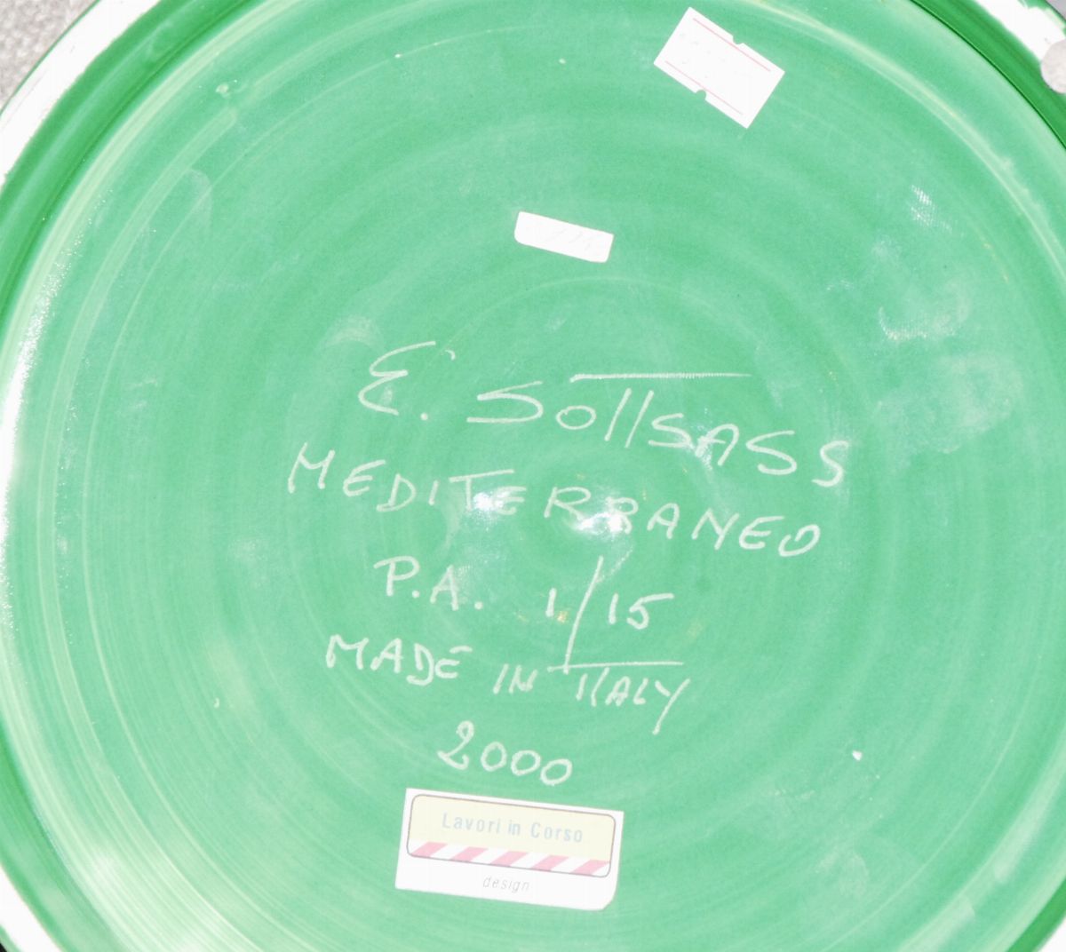 Ettore Sottsass (1917-2007)vaso Mediterraneo