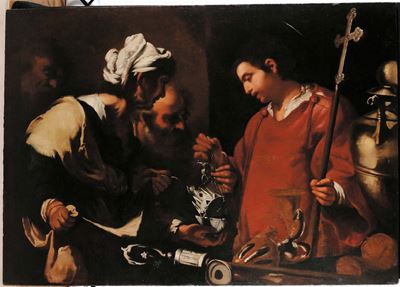 Bernardo Strozzi (1581-1644), Scuola Dielemosina di San Lorenzo