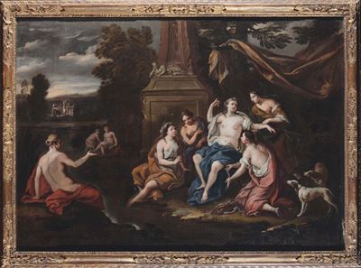Scuola del XVIII Secoloscena Mitologica