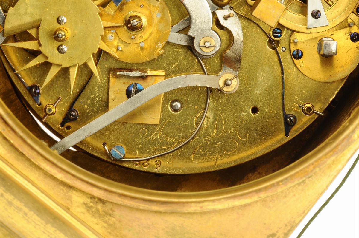 Grande Marescialla Consolare in Bronzo con Cappello a Cartiglio, Svizzera Inizi XIX Secolo