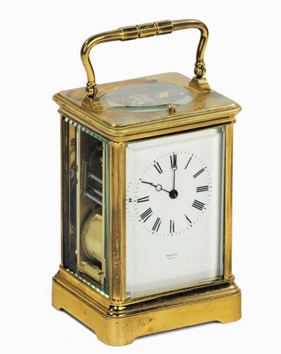 Marescialla a Tempietto in Bronzo Dorato Liscio, Francia Fine XIX Secolo