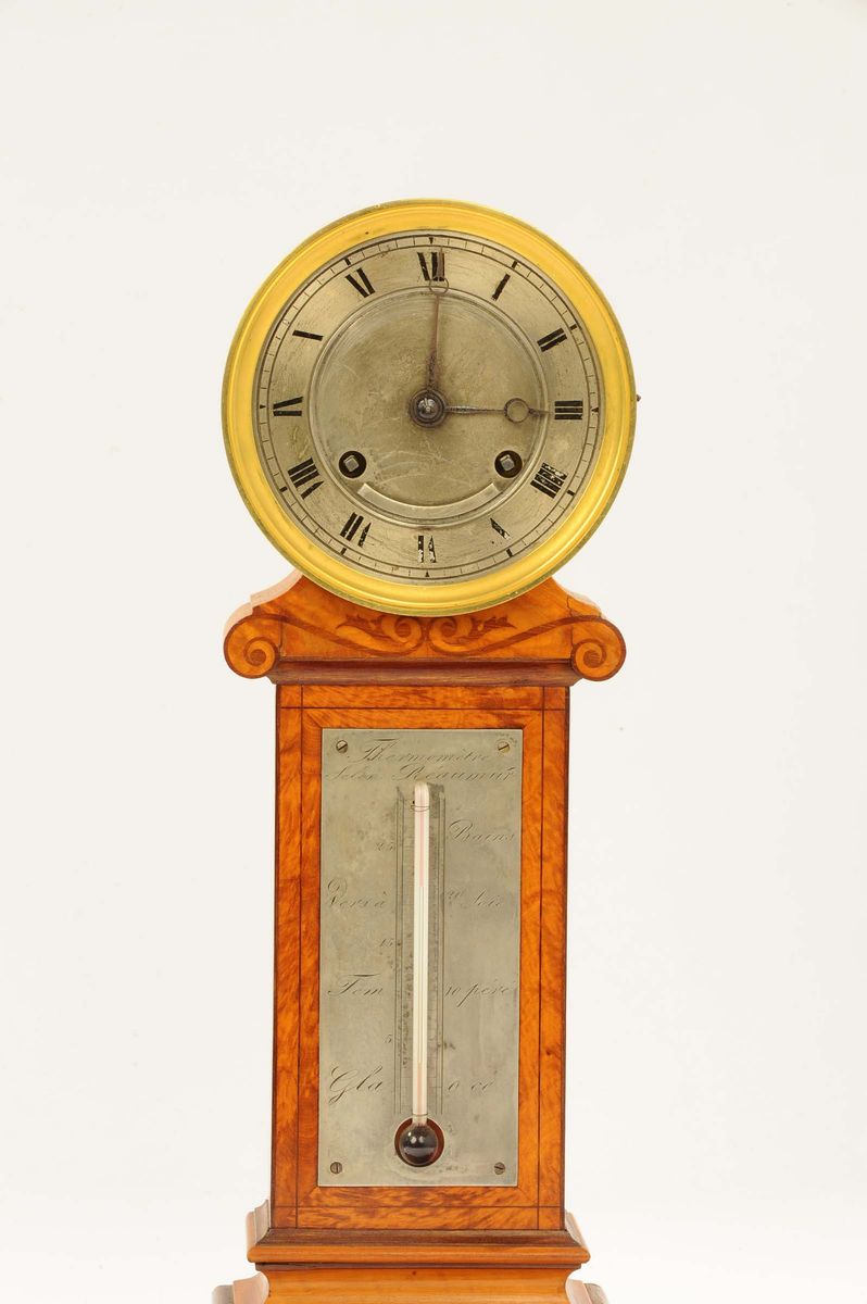 Orologio da Soprammobile con Cassa in Radica, Francia 1825 Circa