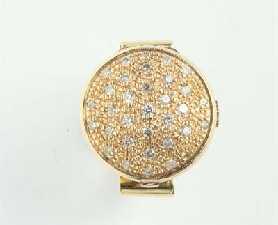 Anello con Orologio a Scomparsa Movado