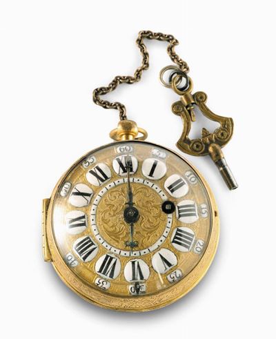 Orologio a Cipolla Firmato Du Quesne - Paris, Francia Inizi XVIII Secolo
