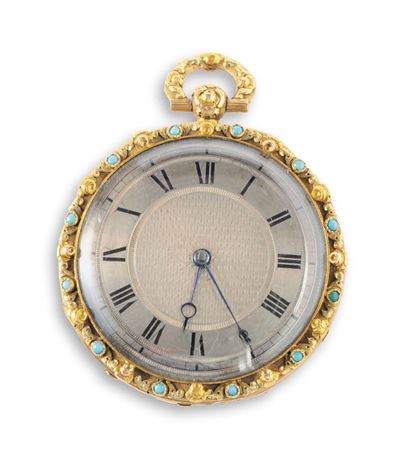 Orologio da Tasca con Cassa in Oro,londra 1840 Circa