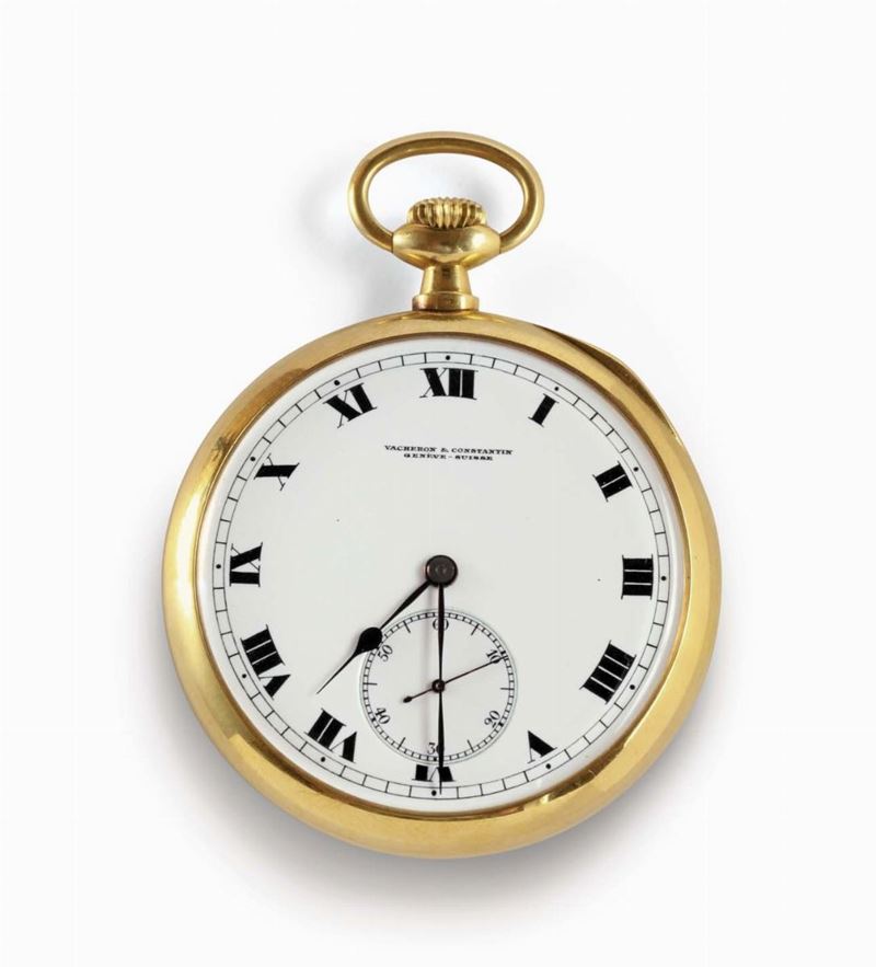 Orologio da tasca Vacheron & Constantin, Ginevra 1916 circa.  - Auction Pendulum and Decorative Clocks - Cambi Casa d'Aste