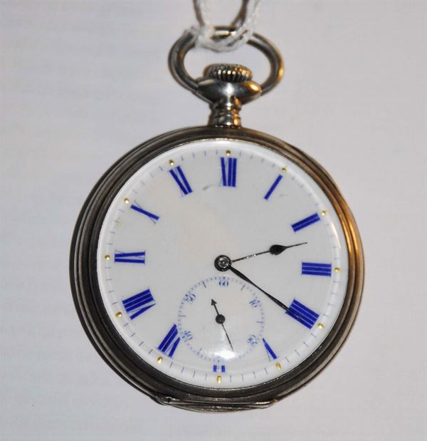 Cronometro Ulysse Nardin con cassa in argento, Svizzera 1920 circa
