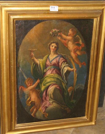 Scuola del XVIII Secolomadonna con Putti