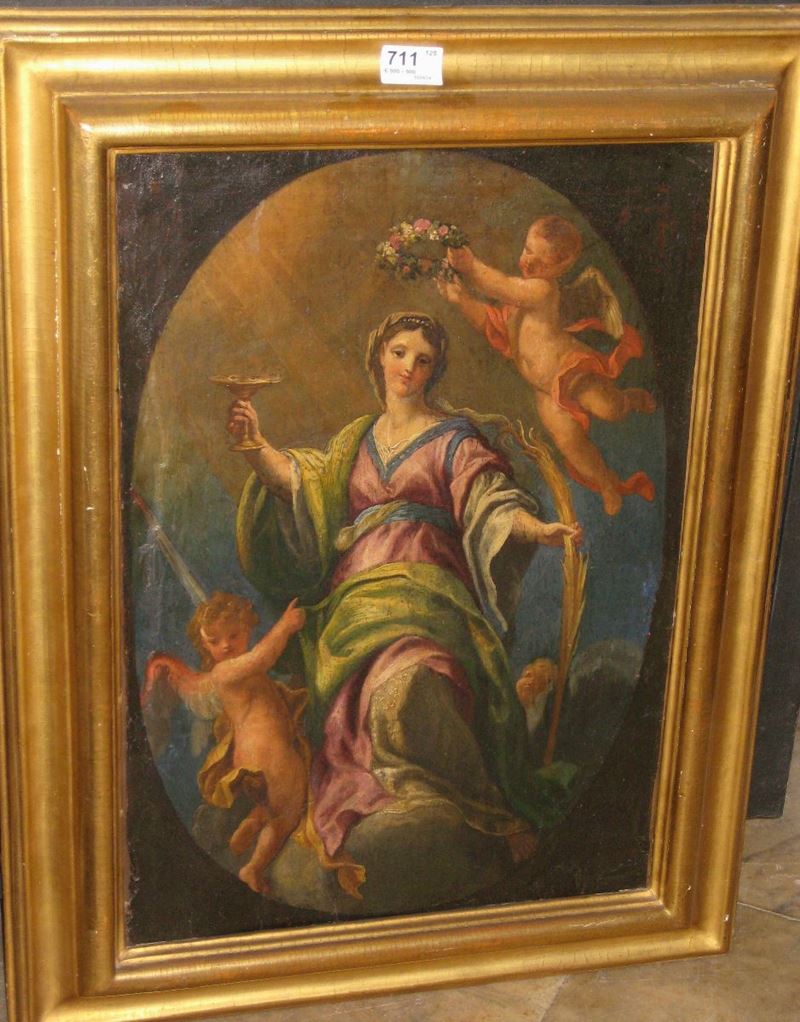 Scuola del XVIII secolo Madonna con putti  - Auction Antique and Old Masters - Cambi Casa d'Aste