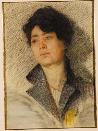Domenico Guerello (1891-1931)ritratto Femminile