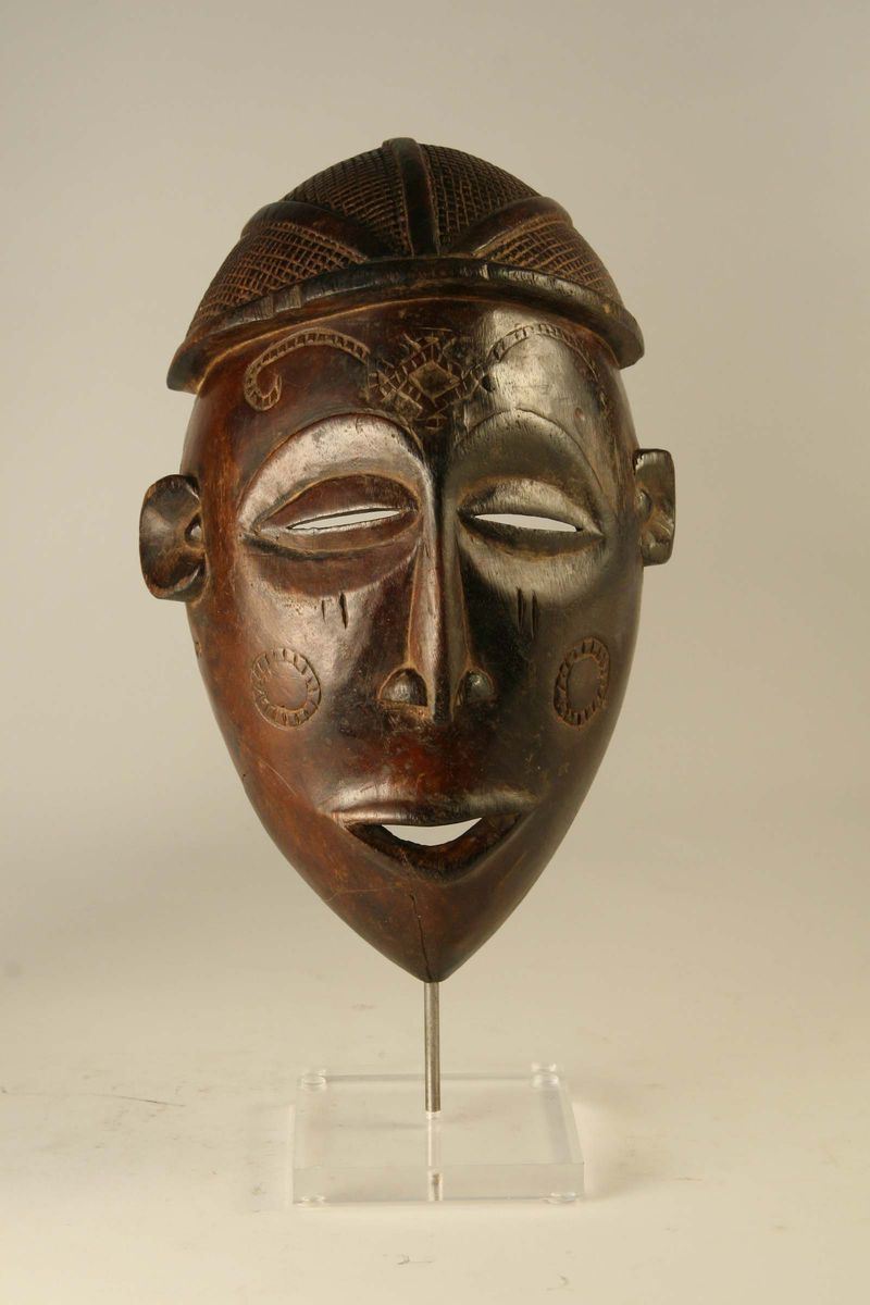 Maschera, Chokwe (Angola)  - Asta Arte Africana - Cambi Casa d'Aste