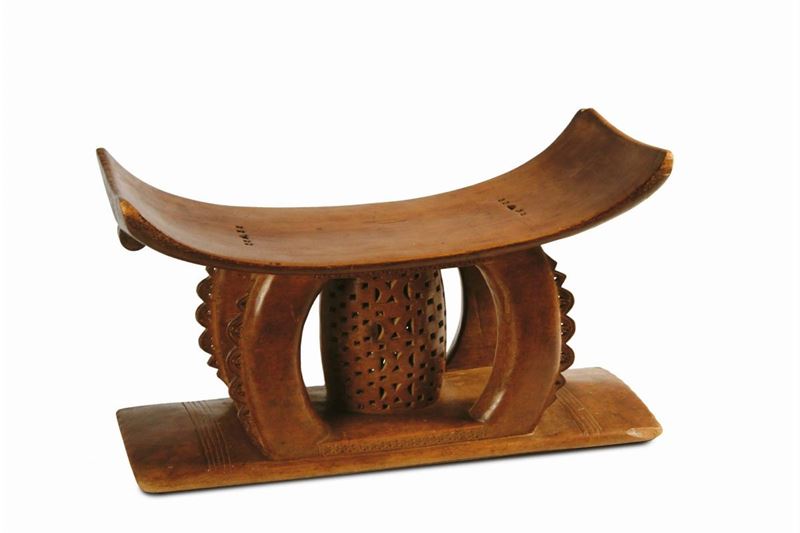 Sedile cerimoniale, Ashanti (Ghana)  - Auction African Art - Cambi Casa d'Aste
