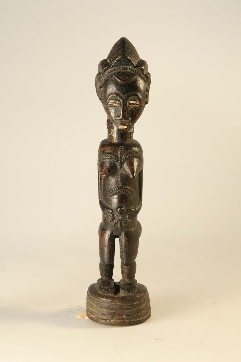 Figura femminile, Baoulé (Costa d'Avorio)  - Asta Arte Africana - Cambi Casa d'Aste