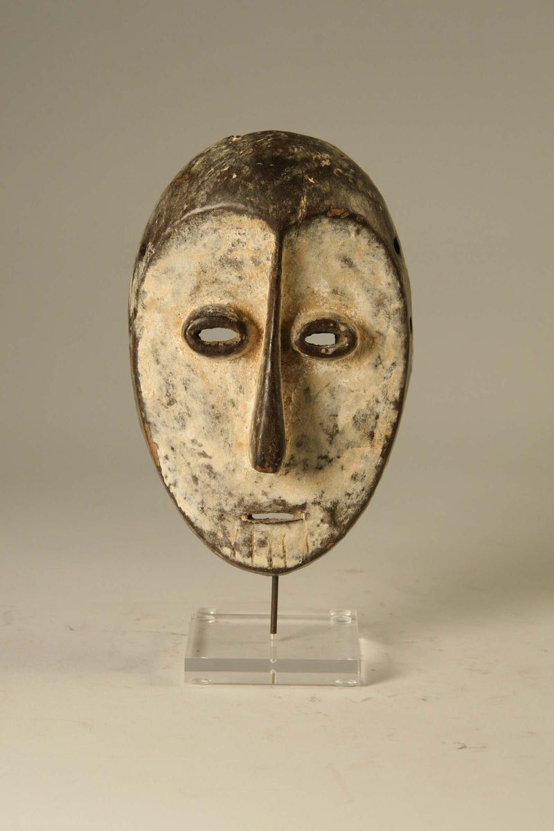 Maschera, Lega (Repubblica Democratica del Congo)  - Asta Arte Africana - Cambi Casa d'Aste