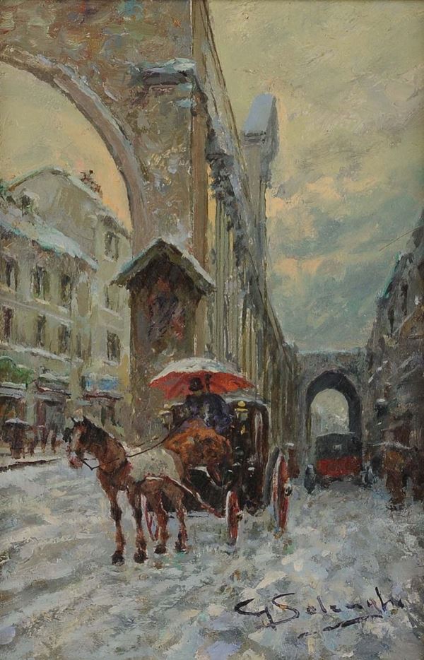 Giuseppe Solenghi (1879-1944) Le colonne di San Lorenzo a Milano