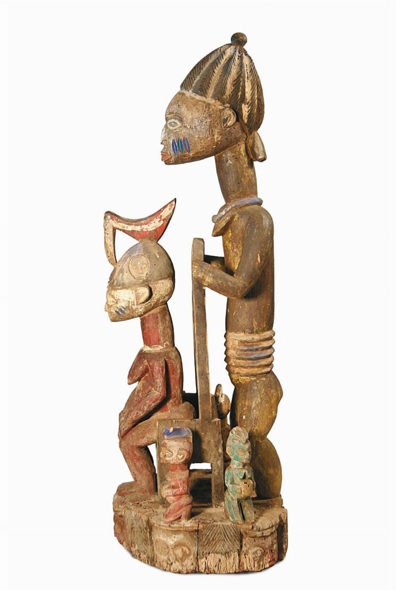 Grande gruppo cerimoniale, Yoruba (Nigeria)  - Auction African Art - Cambi Casa d'Aste