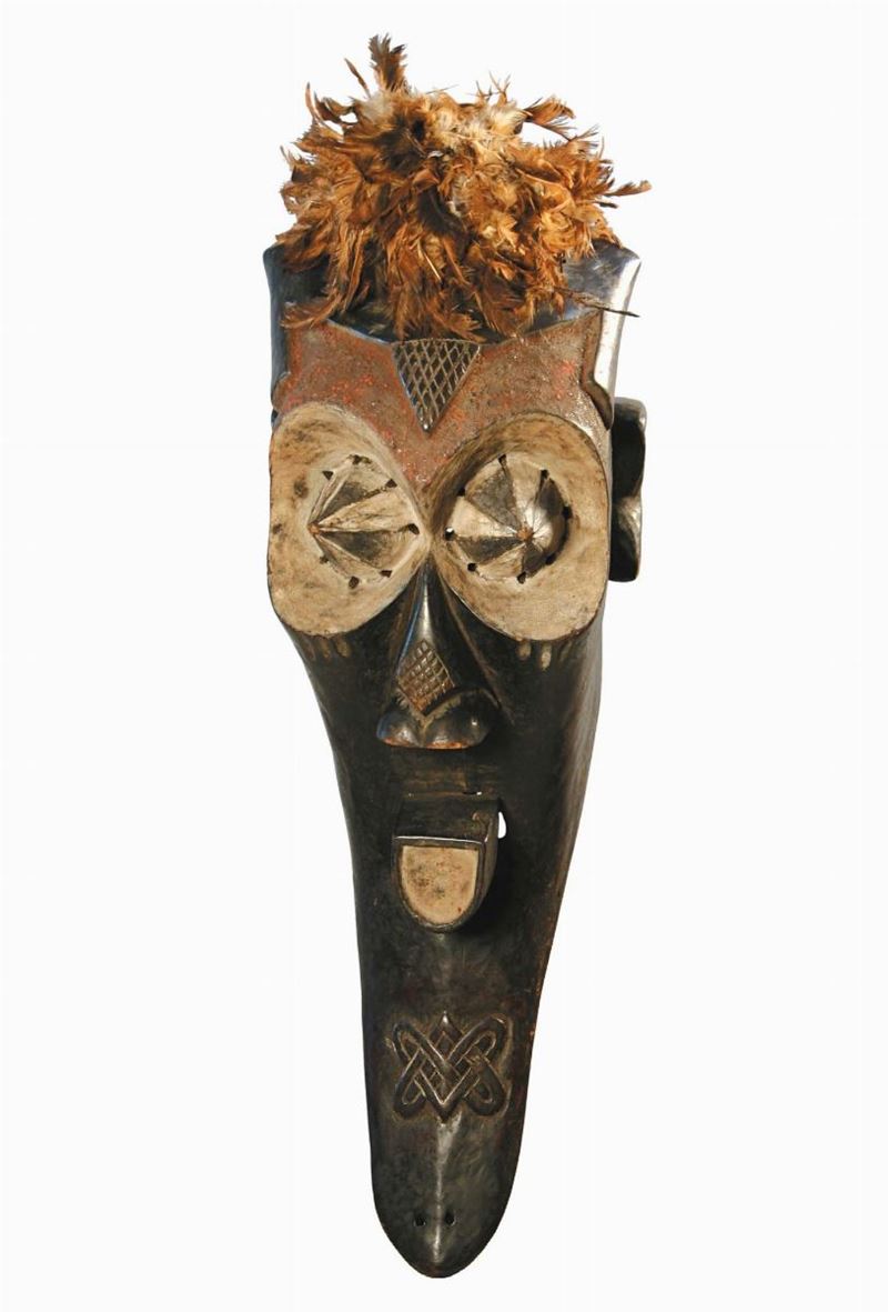 Maschera, Kuba (Repubblica Democratica del Congo)  - Auction African Art - Cambi Casa d'Aste