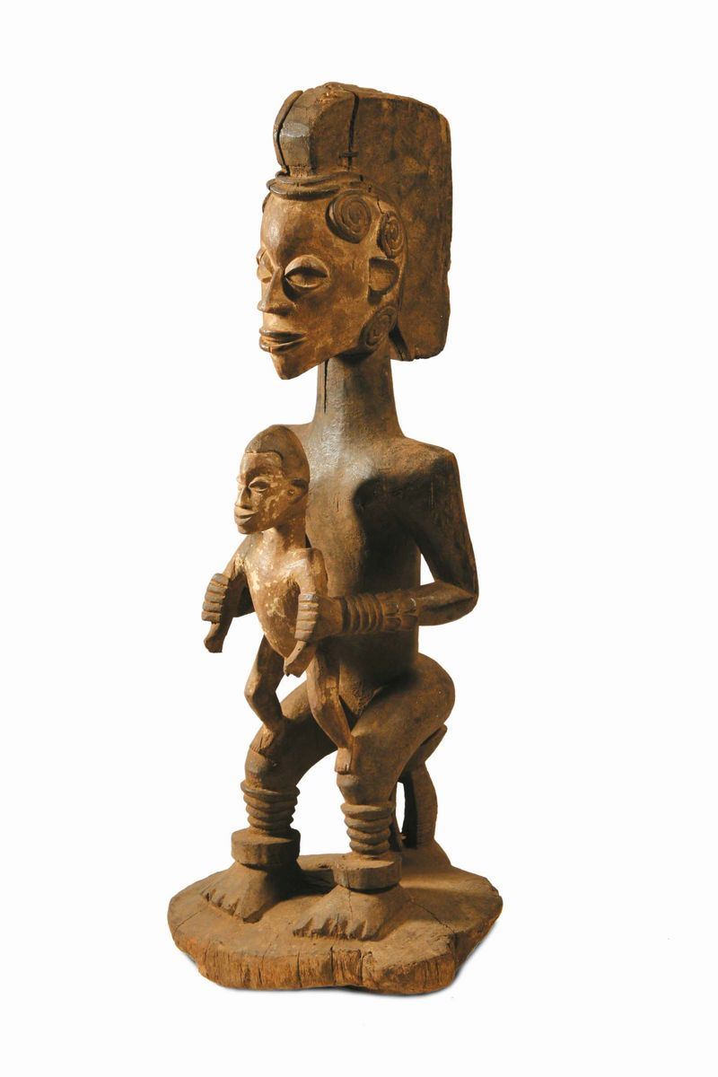 Maternità, Igbo (Nigeria)  - Asta Arte Africana - Cambi Casa d'Aste