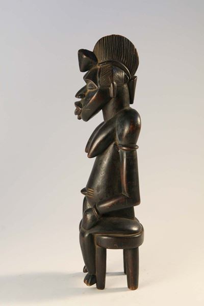 Figura Femminile Seduta, Senufo (costa D'avorio)