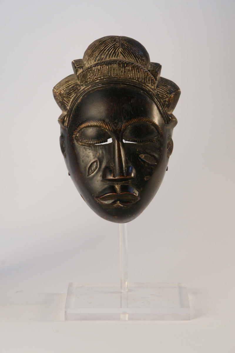 Maschera, Baoulé (Costa d'Avorio)  - Asta Arte Africana - Cambi Casa d'Aste